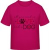 E190 Tričko pre Deti - Dizajn s motívom - Láska a pes - Sorbetová - 7 - 8 Rokov - Detské E190 Tričko pre Deti - Dizajn s motívom - Láska a pes - Sorbetová - 7 - 8 Rokov - Detské