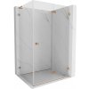 MEXEN/S - Lunar-F L sprchový kút skladacie dvere pravá 100 x 80, transparent, meď kartáčovaná 836L-100-080-65-00-P MEXEN/S - Lunar-F L sprchový kút skladacie dvere pravá 100 x 80, transparent, meď kartáčovaná 836L-100-080-65-00-P