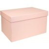 Darčeková krabička s vekom 350x250x200 mm, ružová Darčeková krabička s vekom 350x250x200 mm, ružová