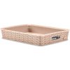 košík Elegance, béžový plast 35,5 × 26 × 6 cm košík Elegance, béžový plast 35,5 × 26 × 6 cm