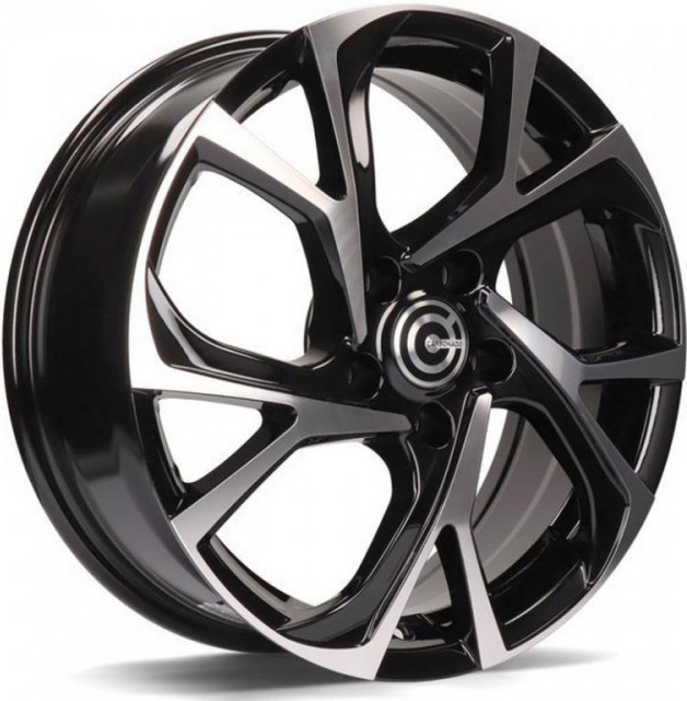 CARBONADO Tokio 8x18 5x114,3 ET40 black front polished