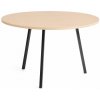 HAY Jedálenský stôl Loop Stand Table Round Ø120, oak/black HAY Jedálenský stôl Loop Stand Table Round Ø120, oak/black