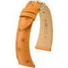 Kožený remienok Hirsch Massai Ostrich L 04362075-1, hnedý, pštrosia koža, dĺžka L, Quick Release 19 mm Kožený remienok Hirsch Massai Ostrich L 04362075-1, hnedý, pštrosia koža, dĺžka L, Quick Release 19 mm