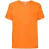 Fruit of the Loom Girls' T-shirt Sofspun 610150 oranžová