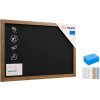Allboards, Tabule černá křídová v dřevěném rámu 90 x 60 cm, TB96