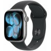 Apple Watch Series 11 42 mm Kozmický sivý hliník s čiernym športovým remienkom S/M MEQW4WF/A Apple Watch Series 11 42 mm Kozmický sivý hliník s čiernym športovým remienkom S/M MEQW4WF/A
