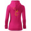 Volejbal zlatá - Mikina dámska trendy zipper s kapucňou - L ( Purpurová ) Volejbal zlatá - Mikina dámska trendy zipper s kapucňou - L ( Purpurová )