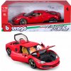 Ferrari 296 GTB Bburago 18-16018 ČERVENÁ TALIANSKA AUTOMOBILKA 1:18