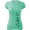 Hory bicykel úsmev - Dámske Fantasy športové (dresovina) - 2XL ( Mätová ) Hory bicykel úsmev - Dámske Fantasy športové (dresovina) - 2XL ( Mätová )
