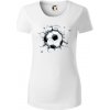 Futbalová lopta v triku - Dámske tričko z organickej bavlny Origin (GOTS) - M ( Biela ) Futbalová lopta v triku - Dámske tričko z organickej bavlny Origin (GOTS) - M ( Biela )
