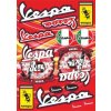 Nálepky moto Vespa (Sada nálepiek) Nálepky moto Vespa (Sada nálepiek)