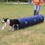 TRIXIE AGILITY tunel - malý pes, šteňa 40cm/2m modrý
