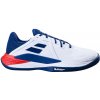 Pánska tenisová obuv Babolat Propulse Fury 3 Clay Men White/Estate Blue EUR 49 Pánska tenisová obuv Babolat Propulse Fury 3 Clay Men White/Estate Blue EUR 49