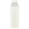Waterdrop Glass Snow sklenená fľaša na vodu 600 ml + obal na fľašu Waterdrop Glass Snow sklenená fľaša na vodu 600 ml + obal na fľašu