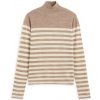Ecoalf Svetre TURTLENECK JUMPER FAYA Béžová Ecoalf Svetre TURTLENECK JUMPER FAYA Béžová