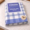 SVITAP Bambusové bavlnené 3ks kuchynské utierky 855 veľká kocka modrá Bavlna/Bambus 3ks 50x70 cm SVITAP Bambusové bavlnené 3ks kuchynské utierky 855 veľká kocka modrá Bavlna/Bambus 3ks 50x70 cm