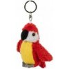 Prívesok na kľúče Teddies Papagáj Ara plyš 9 cm červený Prívesok na kľúče Teddies Papagáj Ara plyš 9 cm červený