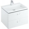 RAVAK COMFORT 80 x 46 x 50cm skrinka pod umývadlo s dvomi zásuvkami, biela, X000001378 RAVAK COMFORT 80 x 46 x 50cm skrinka pod umývadlo s dvomi zásuvkami, biela, X000001378