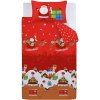 Červené detské obliečky do postieľky 120x150 cm Santa's Christmas Presents – Catherine Lansfield Červené detské obliečky do postieľky 120x150 cm Santa's Christmas Presents – Catherine Lansfield
