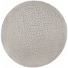 Flair Rugs , Kusový koberec Piatto Argento Silver kruh – na von aj na doma, 160x160 (priemer) kruh, béžová, chodba / predsieň Flair Rugs , Kusový koberec Piatto Argento Silver kruh – na von aj na doma, 160x160 (priemer) kruh, béžová, chodba / predsieň