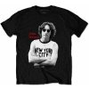 John Lennon Tričko New York City Black & White Unisex Black XL John Lennon Tričko New York City Black & White Unisex Black XL