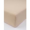 MKLozkoviny.sk Jersey plachta do postieľky s elastanom Deluxe 60 × 120 cm – béžová MKLozkoviny.sk Jersey plachta do postieľky s elastanom Deluxe 60 × 120 cm – béžová