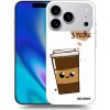 Picasee silikónový prehľadný obal pre Apple iPhone 17 Pro - Cute coffee Picasee silikónový prehľadný obal pre Apple iPhone 17 Pro - Cute coffee