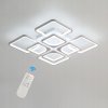 Závesná lampa Comely biela 8-bodová integrovaný LED zdroj 61x61 cm Závesná lampa Comely biela 8-bodová integrovaný LED zdroj 61x61 cm