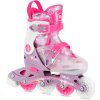 NILS Fun Detské kolieskové korčule NJ1025 FLIPZY ružové NILS Fun Detské kolieskové korčule NJ1025 FLIPZY ružové