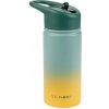 SKIPHOP SKIP HOP Fľaša so slamkou nerezová Wander - ombré green, 450ml SKIPHOP SKIP HOP Fľaša so slamkou nerezová Wander - ombré green, 450ml