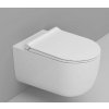 Ceramica Dolomite Mirto Round wc misa závesné bez oplachovacieho kruhu s vírivým splachovaním biela matná D475741 Ceramica Dolomite Mirto Round wc misa závesné bez oplachovacieho kruhu s vírivým splachovaním biela matná D475741