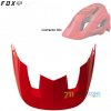 Fox Metah Helmet šilt red 2019, červená, one size Fox Metah Helmet šilt red 2019, červená, one size