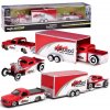 Maisto kovový set – CHEVROLET 454 SS Pick-up 1993 + CHEVROLET Pick-up 1936 s prívesom 1:64