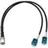 Anténny adaptér Ford 2xFAKRA(M)-ISO Anténny adaptér Ford 2xFAKRA(M)-ISO