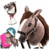 Koník na tyči Hobby Horse Skippi A3 gaštanový koník pre deti Koník na tyči Hobby Horse Skippi A3 gaštanový koník pre deti