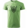 Viking logo - Klasické pánske tričko vyššej gramáže - 4XL ( Trávová zelená ) Viking logo - Klasické pánske tričko vyššej gramáže - 4XL ( Trávová zelená )