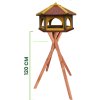 MKSTOR Drevené kŕmitko pre vtáky 60x47x42cm + SOLÁRNE Led Svetlo, vtáčia búdka, TIK + Stojan na 3 nohách MKSTOR Drevené kŕmitko pre vtáky 60x47x42cm + SOLÁRNE Led Svetlo, vtáčia búdka, TIK + Stojan na 3 nohách