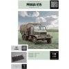 Papierový model Praga V3S Valník + Laserom pálený dezén Papierový model Praga V3S Valník + Laserom pálený dezén