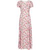 Naf Naf Dlhé šaty KROSALIA R1 Ružová Naf Naf Dlhé šaty KROSALIA R1 Ružová