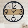 Drevené nástenné hodiny - Numbe Vyberte si rozmer výrobku:: 33x33, Vybrať dekor:: Antracitovo-šedá Drevené nástenné hodiny - Numbe Vyberte si rozmer výrobku:: 33x33, Vybrať dekor:: Antracitovo-šedá