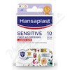 Hansaplast Kids Sensitive náplast zvířátka 10ks Hansaplast Kids Sensitive náplast zvířátka 10ks
