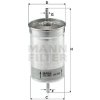 MANN-FILTER Palivový filter WK849 MANN-FILTER Palivový filter WK849