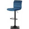 Barová stolička s operadlom SOFOTEL Drava - modrá Barová stolička s operadlom SOFOTEL Drava - modrá