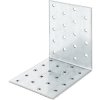 Spojovací uholník dierovaný 100x100x80 mm, pozinkovaný Spojovací uholník dierovaný 100x100x80 mm, pozinkovaný