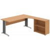 OFFICE PRO s.r.o. HOBIS kancelársky stôl pracovný, zostava ľavá - CE 1800 HL, buk OFFICE PRO s.r.o. HOBIS kancelársky stôl pracovný, zostava ľavá - CE 1800 HL, buk