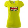 Britská vlajka stará - Dámske tričko Pure - 3XL ( Limetková ) Britská vlajka stará - Dámske tričko Pure - 3XL ( Limetková )