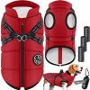 BUNDA 4XL PRE PSA LOVPET VODEODOLNÁ, VRECKÁ ČERVENÉ 18-26KG BUNDA 4XL PRE PSA LOVPET VODEODOLNÁ, VRECKÁ ČERVENÉ 18-26KG