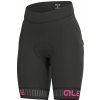 ALÉ Cycling Clothing ALÉ PRAGMA Traguardo W, Black/ Fluo pink Veľkosť: XL Dámske cyklo nohavice bez trakov ALÉ Cycling Clothing ALÉ PRAGMA Traguardo W, Black/ Fluo pink Veľkosť: XL Dámske cyklo nohavice bez trakov