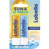 Labello Sun & Aftersun Sun Protect balzam na pery SPF 30 9,6 g + Hydro Care balzam na pery SPF 15 9,6 g