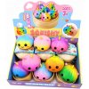 Antistresová hračka Squishy Jednorožec Bun v košíku – Dúhová edícia Antistresová hračka Squishy Jednorožec Bun v košíku – Dúhová edícia